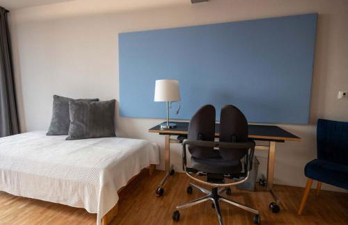 Apartment "Little Manhattan" - Business-27 qm-ruhig-Parkplatz-Arbeitsplatz-Aussicht - Foto 12