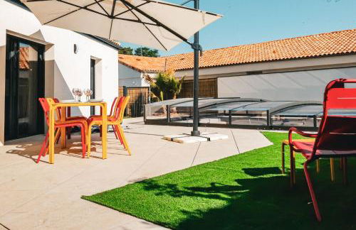 Villa des Hérondais avec piscine - idéal familles - 8 personnes - Foto 9