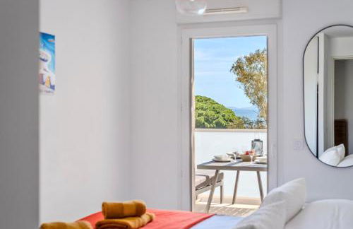 Appartement Vue Mer 50m plage des Salins Piscine 2 parkings Terrasse - Foto 5