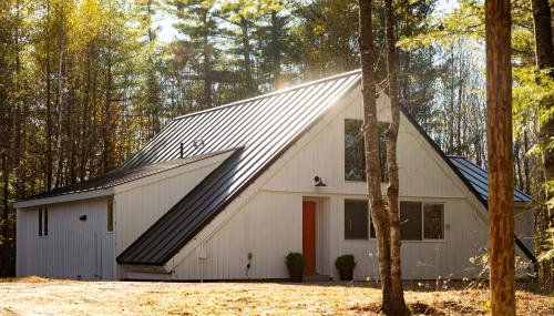 Stratton Ski Haus A-Frame Hot Tub Sauna EV Sleeps 10 - Foto 2