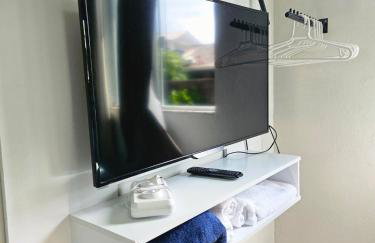 Studio com ar condicionado e estacionamento gratuito próximo ao aeroporto e praias - Foto 14