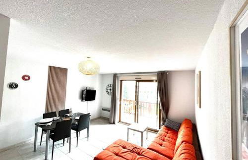 Confort Moderne à Valberg - Terrasse avec Vue Panoramique 100 m des Pistes - Foto 5