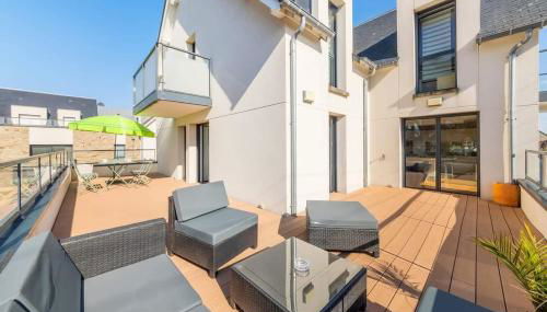 La Marinière - Terrasse et parking, proche plage - Foto 2