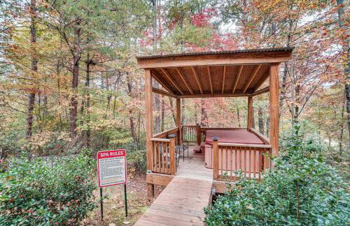 Spacious Home in Helen with Porch and Balcony! - Foto 40