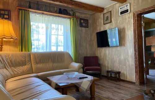 Domek nad jeziorem Bory Tucholskie las jeziora wakacje weekend Błądzim - Foto 5