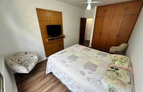 Frente Mar com garagem, Ar Condicionado e WI-FI grátis em Santos - Foto 21