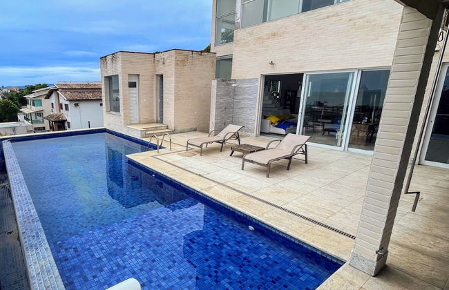 Villa Azul Mar: Sofisticação e Refúgio na Enseada - Foto 43