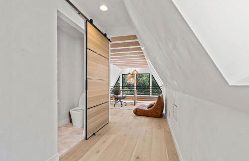 Aframe River Retreat, Sauna, Hot Tub, Workspace, New Build! - Foto 80