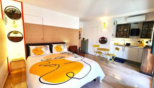 STUDIO BALCON CALME AVEC PARKING 5mn de la MER - Foto 2