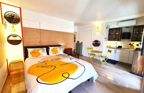 STUDIO BALCON CALME AVEC PARKING 5mn de la MER - Foto 2