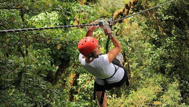 Tirolesa em Monteverde