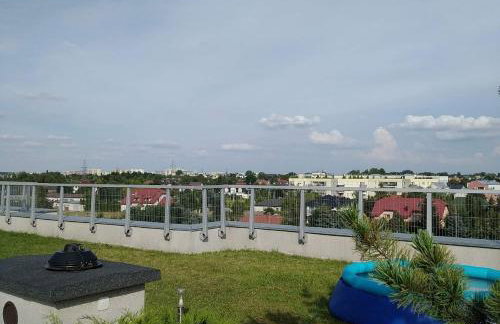 Sunny Penthouse with roof gardens overlooking the Warsaw Palace of Culture - Foto 30