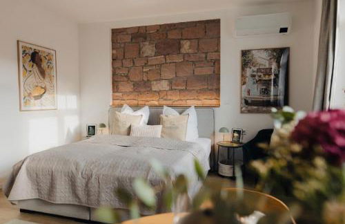 MAINTERRASSE Boardinghouse am Fluss klimatisierte Apartments mit 80qm Terrasse - Foto 13