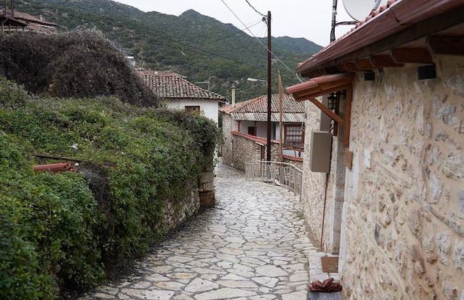 Dandy Villas Dimitsana - a Family Ideal Charming Home in a Quaint Historic Neighborhood - 2 Fireplaces for Romantic Nights - Foto 12