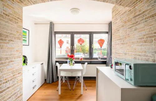 Günstiges grünes Ferienzimmer mit separater moderner Dusche - Foto 12