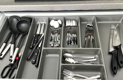 Ferienhaus "Elstar" Meppen Ebenerdig Carport Terrasse Neubau NETFLIX Free WIFI 2 Schlafzimmer Küche - Foto 49