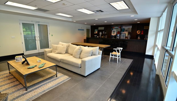 Zona de estar del vestíbulo