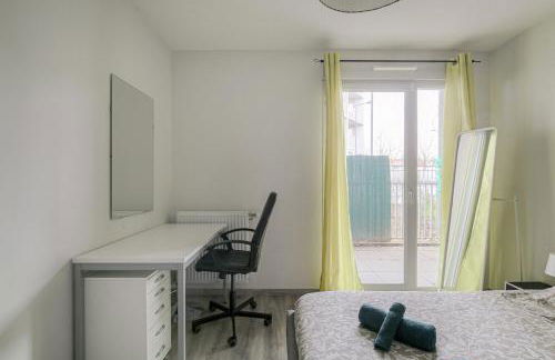 T3 calme & lumineux - idéal familles & pros à Villeurbanne - Foto 14