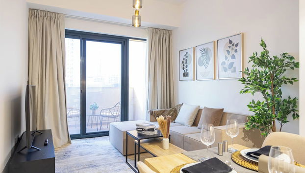 Classic 1BR In Azizi Riviera Meydan - Foto 5, Zona de estar