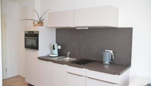 Apartment mit Küche, 2 Einzelbetten, Dusche, Parkplatz, schnellem Internet, ADA3 - Photo 3, stove, toaster