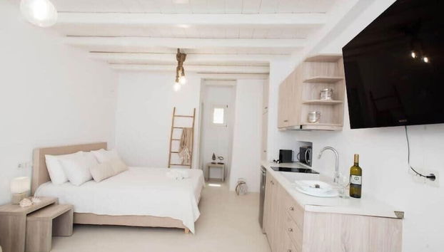 Romantic Mykonian Oasis Suite w Jacuzzi - Foto 3, Habitación