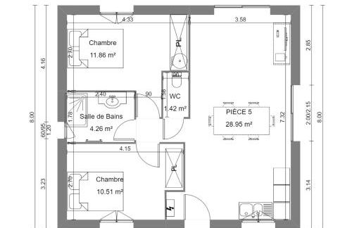 La Béroline, maison avec jacuzzi près de Honfleur - Foto 16