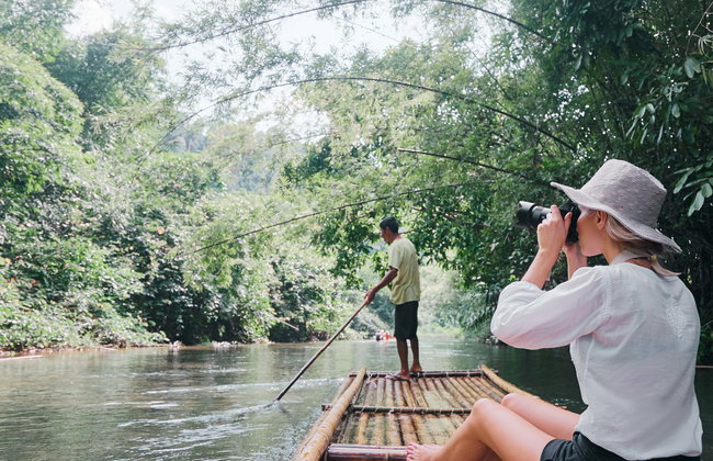 Balade en radeau en bambou sur la rivière Song Phreak - Photo 1