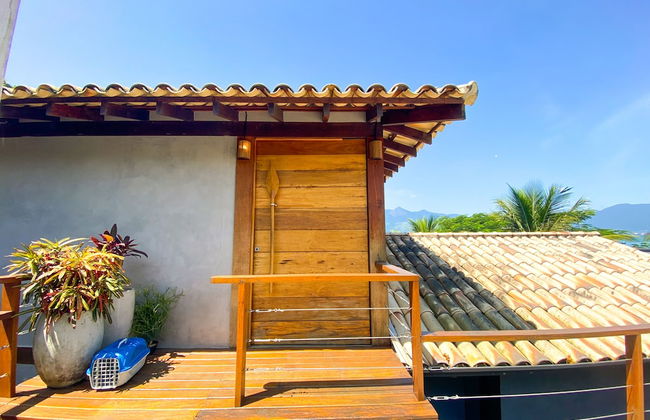 Casa Pé na Areia em frente à Ilhabela - Foto 61