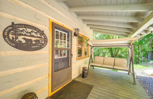 Ashe County Log Cabin Mountain-View Deck, Sauna - Foto 36