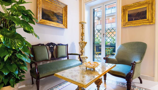 Sala de estar do lobby