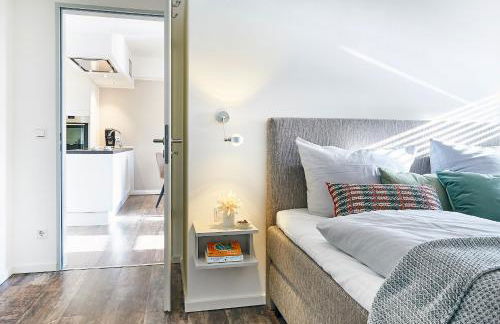 Historischer Ohlerich Speicher Wismar Apartment 18 mit Hafenblick- 2 Bäder - UNESCO Weltkulturerbe - Foto 5