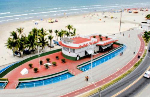 Apartamento na Praia Grande Vista ao Mar 1 quarto 100m da Areia - Foto 24