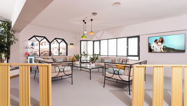 Zona de estar del vestíbulo