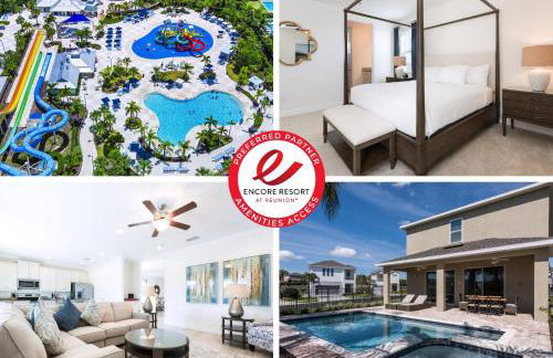 Luxury Home Near Disney With Private Pool, Waterpark & Resort Access At Encore Resorts Reunion - 211Mn - Foto 1