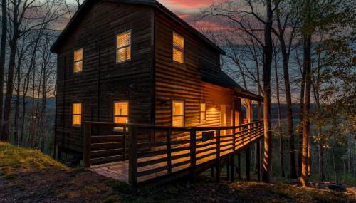 Cabin 4 Mtn View Cabin Near River with Fire Pit and Hot Tub - Foto 5