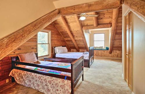 Stunning Log Cabin with Great Views, Firepit, Deck near Twain Hart - Foto 18