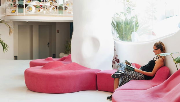 Zona de estar del vestíbulo