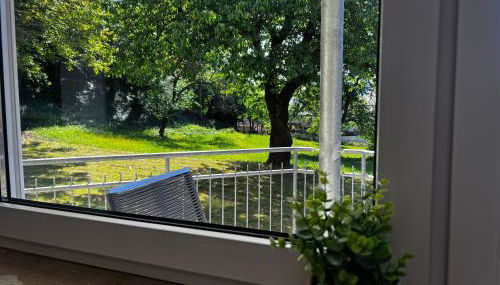 Apartment Ferienwohnung mit Grünem Blick Terrasse & Neu saniert Bordinghaus 24h Check-In in Freudenberg am Main - Foto 4, Garden, Garden view