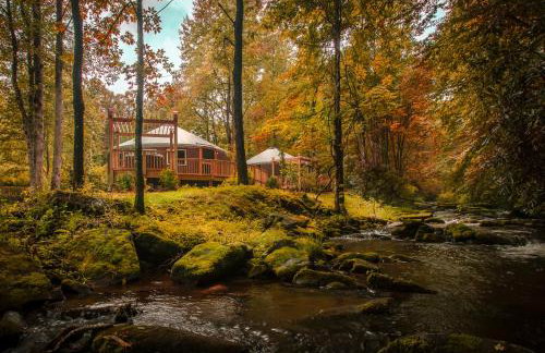 Otter Creek Luxury Yurt - Creekside Glamping with Private Hot Tub - Foto 1