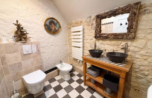 Manoir XV et Grange avec Piscine chauffée privée - Foto 47