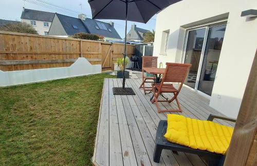 Studio avec terrasse et jardin à 100 m de la plage de Fort Bloqué - Foto 10