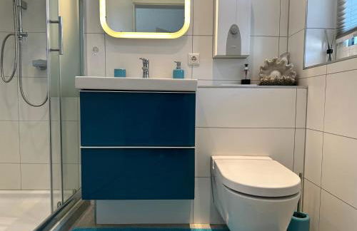 Ferienhaus Frankenwald 80qm unweit vom See in Lichtenberg - Sauna, Klima, Kamin, Garten - Bad Steben - Hof Saale - Foto 16