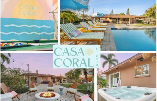 Casa Coral Vista | Heated Pool, Spa, Mins to Beach - Foto 1