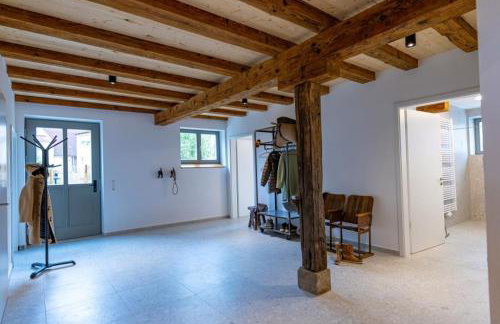 Landurlaub mit neugierigen Blicken in den Pferdestall, eingezäuntem Garten, Kamin und Sauna - Foto 31