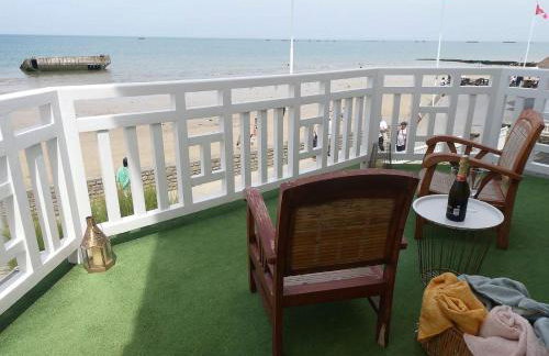 Évasion vue mer pontons du D-Day, quai Arromanches - Foto 8