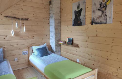 Borowikowe Zacisze drewniane domy z kominkami - Foto 30