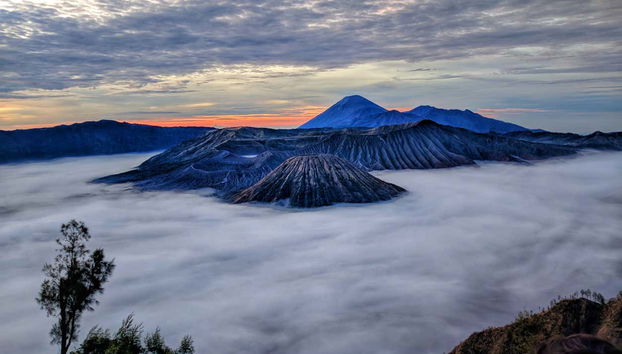 Panoramica sul Monte Bromo