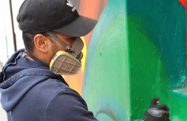 Oficina de grafite em Callao - Foto 5