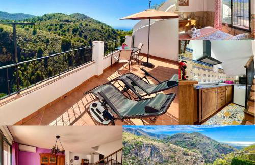 Apartamentos Axarquia , Frigiliana, terraza privada con vistas a la montaña rio y al mar - Foto 8