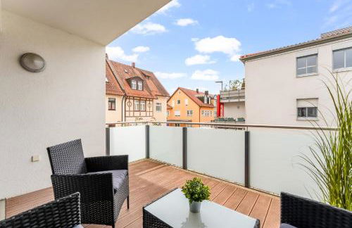 Nexstay Design Wohnung mit Loggia und Parkplatz - Foto 9